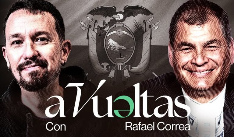 Pablo Iglesias entrevista a Rafael Correa, expresidente de Ecuador | A VUELTAS