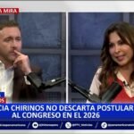 Patricia Chirinos no descarta postular al Congreso en el 2026