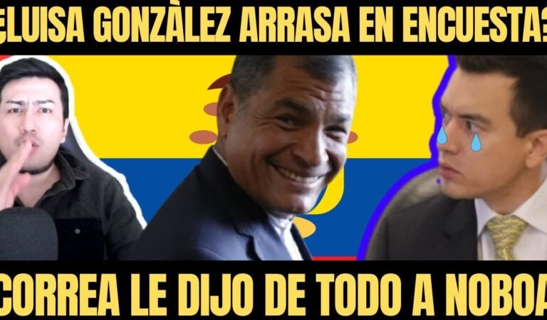 Rafael Correa optimista para estas elecciones luego de las EMBARRADAS de Daniel Noboa