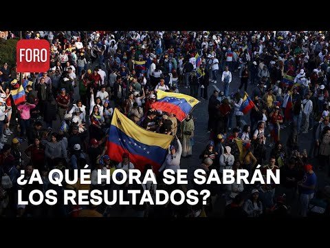 ¿A qué hora se conocerán los resultados de las elecciones en Venezuela? – Las Noticias