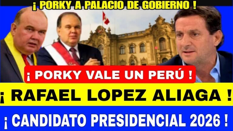 BOOOM / RENZO REGIARDO DEFIENDE CANDIDATURA PRESIDENCIAL DE RAFAEL LOPEZ ALIAGA PARA ELECCIONES 2026