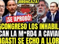 BRONC4ZA EN CONGRESO! APRUEBAN INHABILITAR A SAGASTI ¡SACAN LA M*RD4 A CAVI4RES EN VOTACIÓN!