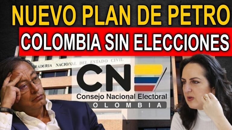 COLOMBIA SIN ELECCIONES, EL PLAN DE PETRO PARA GOBERNAR