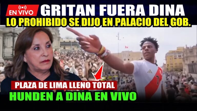 🚨DINA BOLUARTE YA NO SABE QUE HACER! 🚨LE GRITAN FUERA DINA.