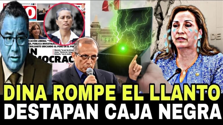 DINA ROMPE EN LLANTO DESTAPAN CAJA NEGRA MISTERIO REVELADO- NOTICIAS DE PERU