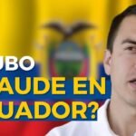 Daniel Noboa denuncia irregularidades y "votos que no cuadran" en elecciones de Ecuador