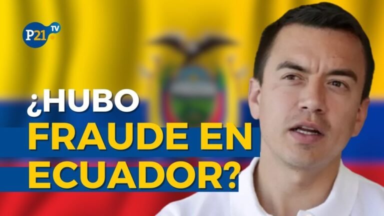 Daniel Noboa denuncia irregularidades y "votos que no cuadran" en elecciones de Ecuador