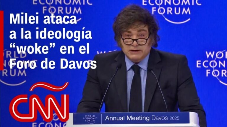 Discurso completo de Javier Milei, presidente de Argentina, en el Foro de Davos 2025