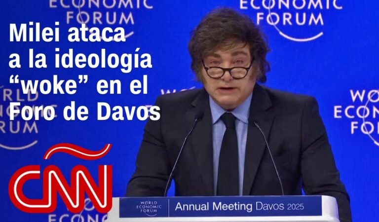 Discurso completo de Javier Milei, presidente de Argentina, en el Foro de Davos 2025