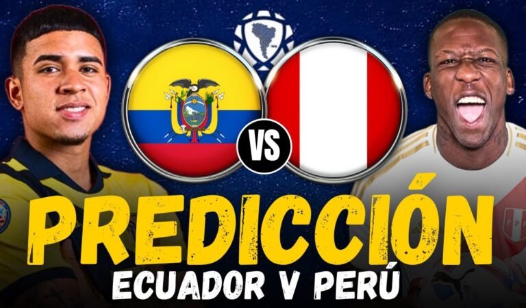 ECUADOR vs PERÚ – Eliminatorias Sudamericanas Mundial 2026 – Previa Predicción y Pronóstico (2024)