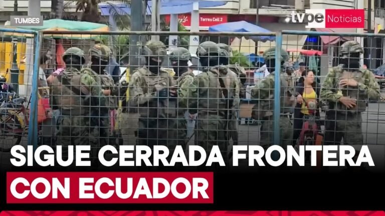 Ecuador aún no reabre su frontera terrestre con el Perú tras elecciones presidenciales