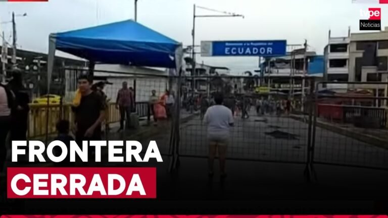 Ecuador cierra frontera con el Perú por elecciones