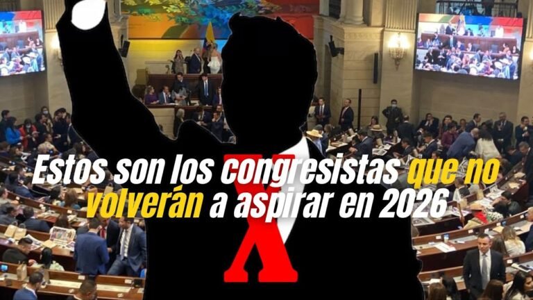 Estos son los congresistas que no volverán a aspirar en 2026