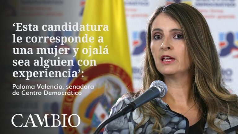 Paloma Valencia dice que para 2026 la candidatura le corresponde a una mujer | CAMBIO