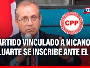 🔴🔵Partido vinculado a nicanor boluarte se inscribe ante el JNE