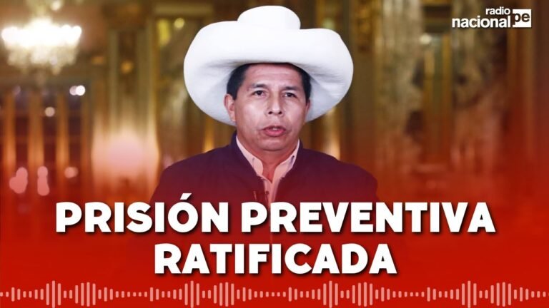 Pedro Castillo: Corte Suprema confirma prisión preventiva tras intento de golpe de Estado