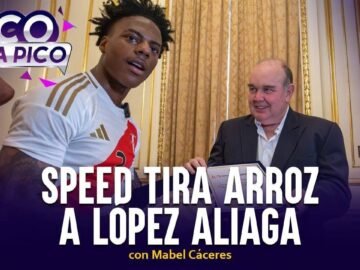 Speed tira arroz a López Aliaga y se va  | Pico a Pico con Mabel Cáceres