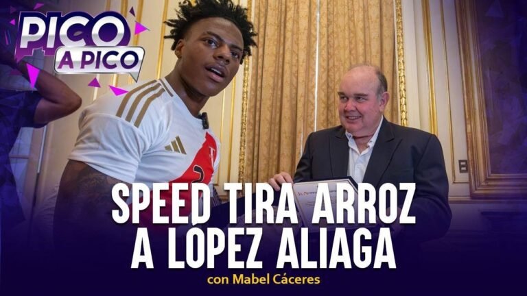 Speed tira arroz a López Aliaga y se va  | Pico a Pico con Mabel Cáceres