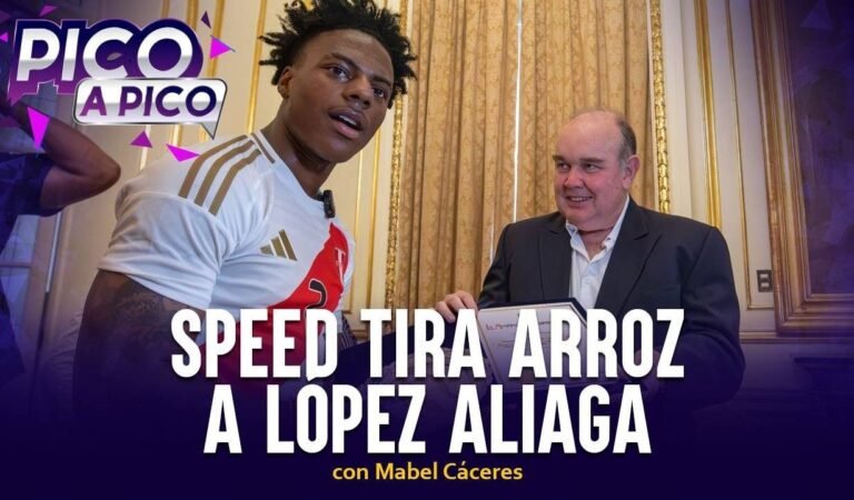 Speed tira arroz a López Aliaga y se va  | Pico a Pico con Mabel Cáceres