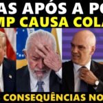 TRUMP CUMPRE PROMESSA E BRASIL SENTE O CH0QUE! MINISTRO MORAES E LULA QUEREM BOLSONARO FORA DE 2026