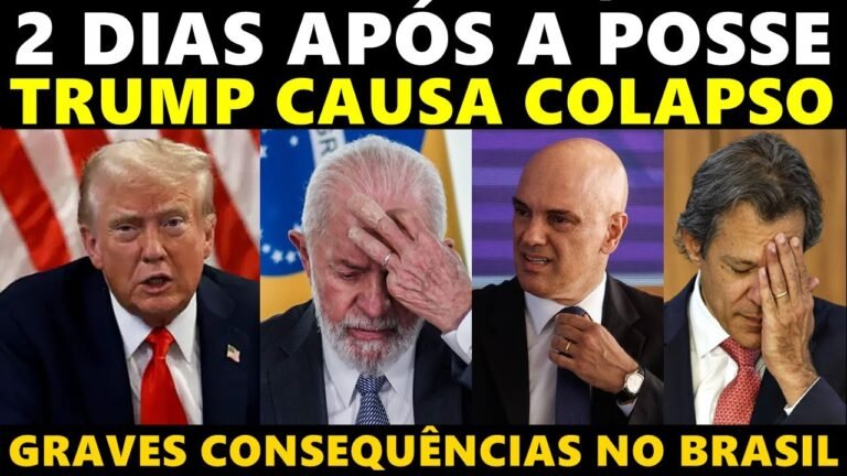 TRUMP CUMPRE PROMESSA E BRASIL SENTE O CH0QUE! MINISTRO MORAES E LULA QUEREM BOLSONARO FORA DE 2026