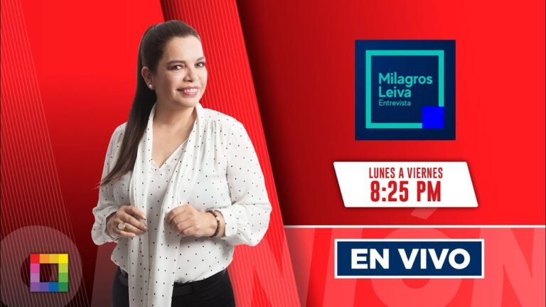 Willax en vivo - MILAGROS LEIVA ENTREVISTA - 07/01/2025 | Willax