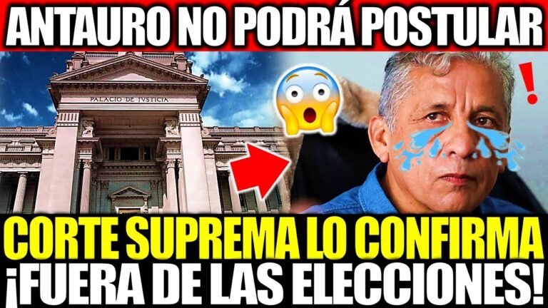 ¡ANTAURO HUMALA FUERA DE LAS ELECCIONES 2026! JUSTICIA CONFIRMA ILEGALIDAD DE SU PARTIDO