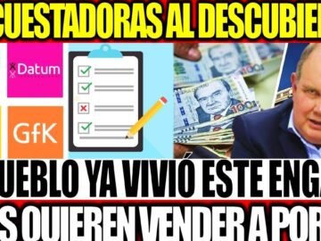 ¡ENCUESTADORAS AL DESCUBIERTO! SU NEGOCIO ES VENDER CANDIDATOS: SI HAY PLATA, LOS NÚMEROS SUBEN.