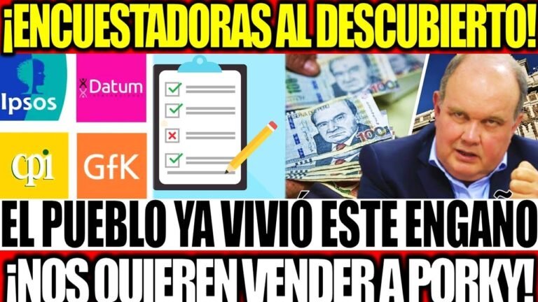 ¡ENCUESTADORAS AL DESCUBIERTO! SU NEGOCIO ES VENDER CANDIDATOS: SI HAY PLATA, LOS NÚMEROS SUBEN.