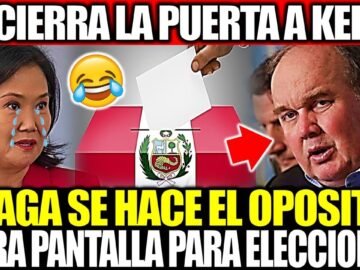 ¡GUERRA POLÍTICA! LÓPEZ ALIAGA LE CIERRA LA PUERTA A KEIKO