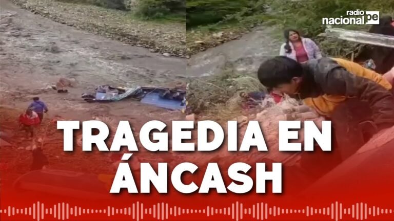 Áncash: tragedia en el río Pacosbamba, bus cae y deja fallecidos, heridos y desaparecidos
