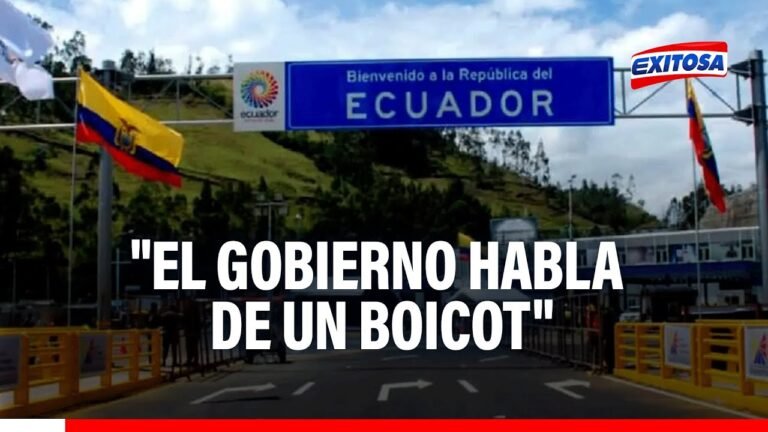 🔴🔵Ecuador cerrará sus fronteras con Perú y Colombia durante elecciones: Gobierno habla de un boicot