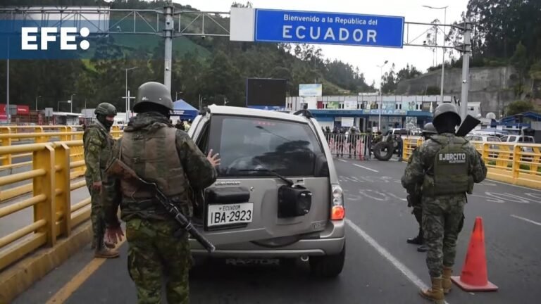 Ecuador cierra fronteras y militariza puertos de cara a las elecciones generales
