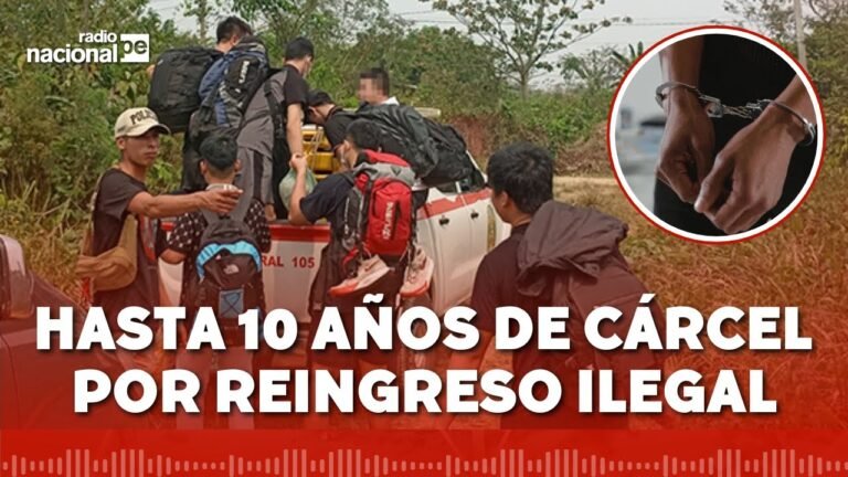 Ejecutivo propone endurecer penas para extranjeros que reingresen ilegalmente al país