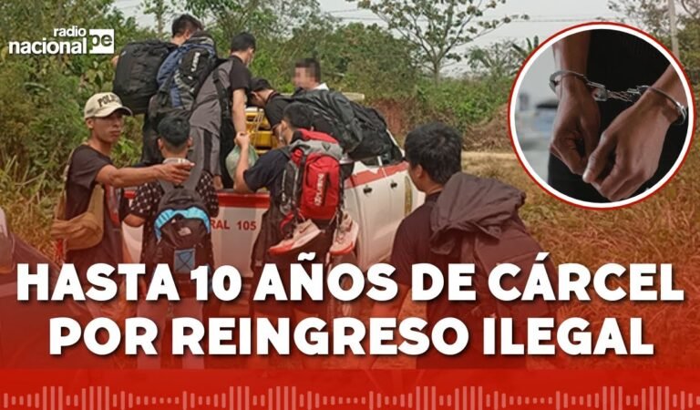 Ejecutivo propone endurecer penas para extranjeros que reingresen ilegalmente al país
