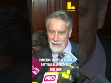 El expresidente Francisco Sagasti descartó postular a la presidencia en el 2026