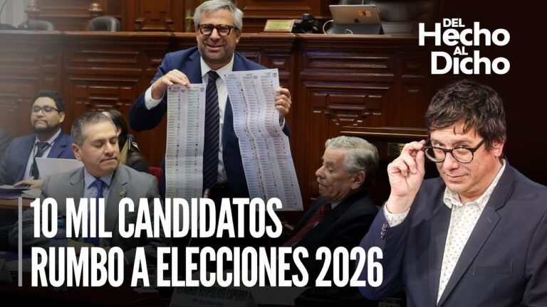 Elecciones 2026 serán "las más complejas de la historia" | Del hecho al dicho con Jaime Chincha
