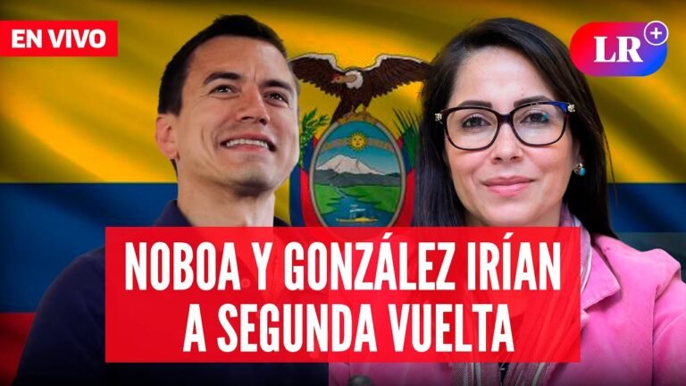 Elecciones Ecuador 2025: Daniel Noboa lidera las elecciones generales, según CNE | #EnDirectoLR