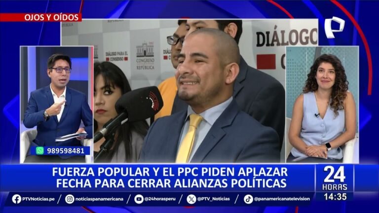 Fuerza Popular y el PPC piden ampliar plazo para alianzas electorales