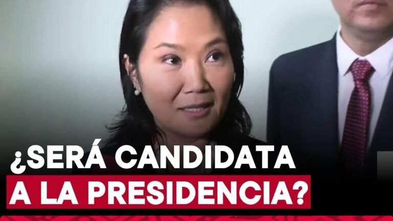 Keiko Fujimori se pronuncia sobre si será candidata a la presidencia por cuarta vez en 2026