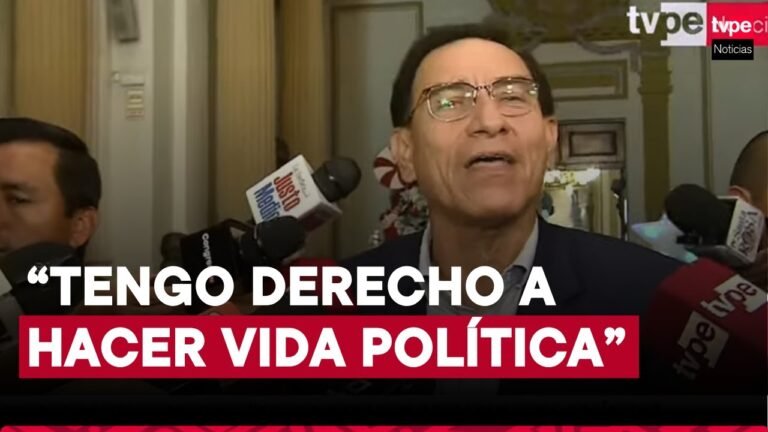 Martín Vizcarra ratifica intención de postular a la Presidencia de la República en el 2026