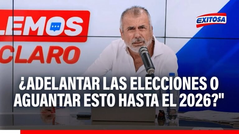 🔴🔵Nicolás Lúcar: "¿Qué es peor? ¿Adelantar las elecciones o aguantar esto hasta el 2026?"