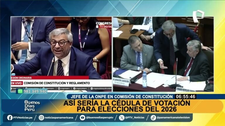 ONPE advierte: así de larga sería la cedula de votación para las elecciones 2026