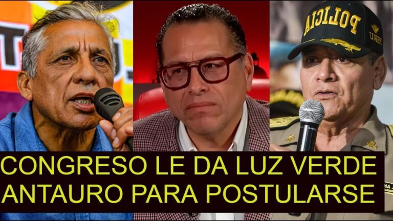 PERÚ SE VA AL ABISMO!! CONGRESO HABILITA A ANTAURO HUMALA PARA LAS ELECCIONES 2026