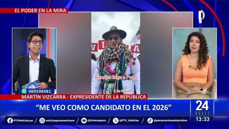 Pese a inhabilitación, Martín Vizcarra se ve como candidato en el 2026 y acudiría a la CIDH