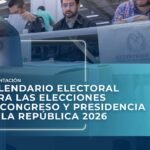 Presentación del calendario electoral: elecciones de Congreso y presidencia de la República 2026