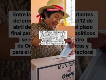 Próximas ELECCIONES generales serían el 12 de abril de 2026, según el JNE  #shorts #lr