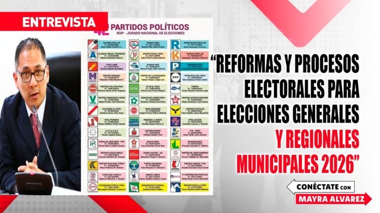 🔴"REFORMAS Y PROCESOS ELECTORALES PARA ELECCIONES GENERALES Y REGIONALES - MUNICIPALES 2026"