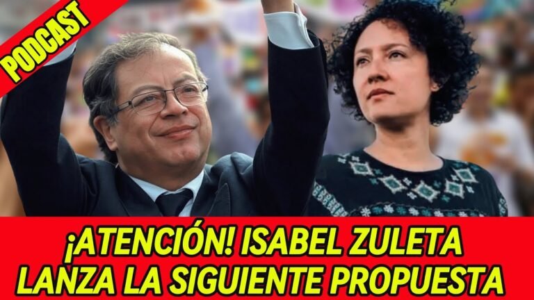 ¡NO LO VAS A CREER! ISABEL ZULETA PIDE REELECCIÓN DE GUSTAVO PETRO