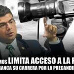 Álvaro Ramos limita acceso a la prensa  Así arranca su carrera por la precandidatura  #politica